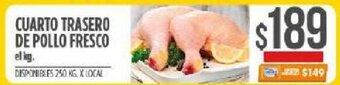 Supermercados Vea Cuarto Trasero De Pollo Fresco oferta