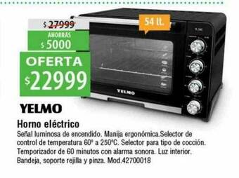 Yelmo Horno Eléctrico