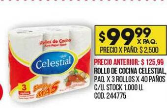 Coto Rollo De Cocina Celestial oferta