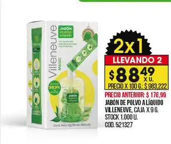 Coto Jabón De Polvo A Líquido Villeneuve oferta
