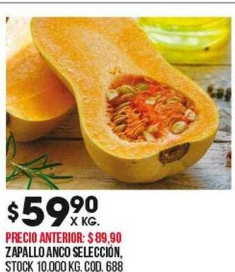 Coto Zapallo Anco Selección oferta