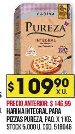 Coto Harina Integral Para Pizzas Pureza oferta