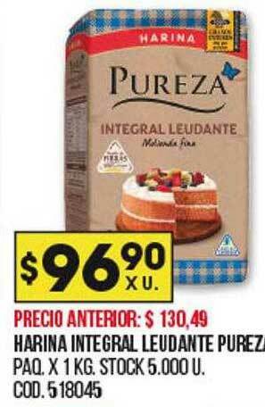 Coto Harina Integral Leudante Pureza oferta