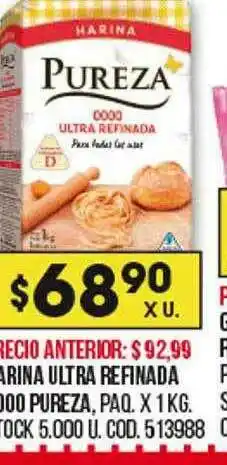 Coto Harina Ultra Refinada 0000 Pureza oferta