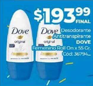 Diarco Desodorante Antitranspirante Dove oferta