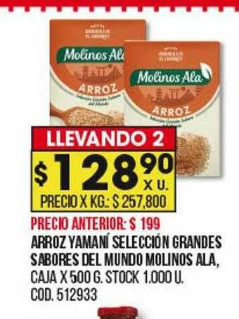 Coto Arroz Yamaní Selección Grandes Sabores Del Mundo Molinos Ala oferta