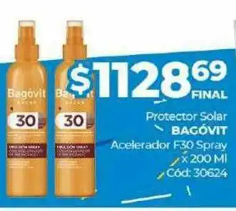 Diarco Protector Solar Bagóvit Acelerador F30 Spray oferta