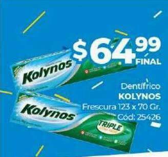 Diarco Dentifrico Kolynos Frescura 123 oferta