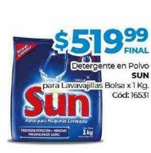 Diarco Detergente En Polvo Sun Para Lavavajillas Bolsa oferta
