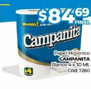 Diarco Papel Higiénico Campanita Blanco oferta