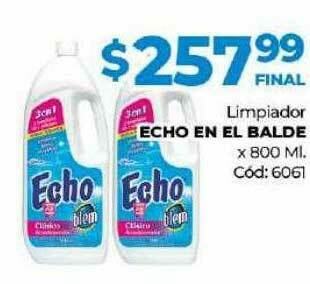 Diarco Limpiador Echo En El Balde oferta