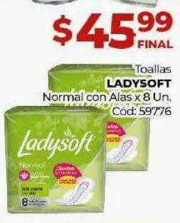 Diarco Toallas Ladysoft Normal Con Alas oferta