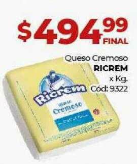 Diarco Queso Cremoso Ricrem oferta
