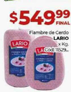 Diarco Fiambre De Cerdo Lario oferta