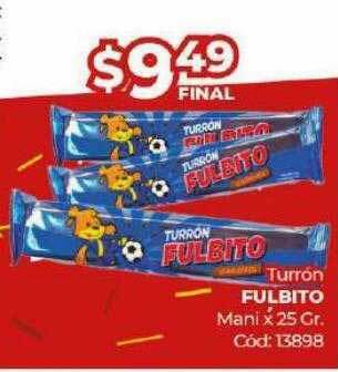 Diarco Turrón Fulbito Mani oferta