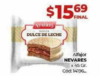 Diarco Alfajor Nevares oferta
