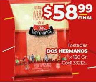 Diarco Tostadas Dos Hermanos oferta