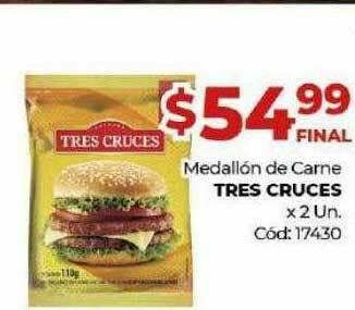 Diarco Medallón De Carne Tres Cruces oferta