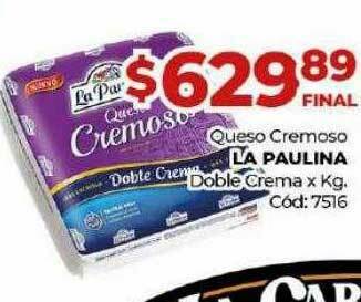 Diarco Queso Cremoso La Paulina Doble Crema oferta