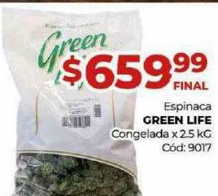 Diarco Espinaca Green Life Congelada oferta
