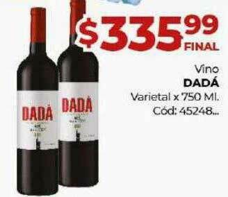 Diarco Vino Dadá Varietal oferta