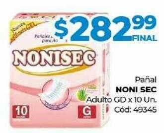 Diarco Pañal Noni Sec Adulto Gd oferta