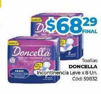 Diarco Toallas Doncella Incontinencia Leve oferta