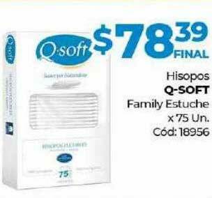 Diarco Hisopos Q-soft Family Estuche oferta
