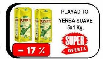 Dulcenter Playadito Yerba Suave oferta