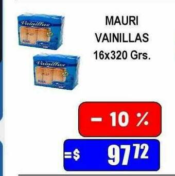 Dulcenter Mauri Vainillas oferta