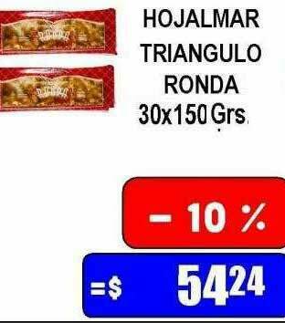 Dulcenter Hojalmar Triangulo Ronda oferta