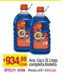Medamax Ace Liq X 3l Limp Completa Botella oferta