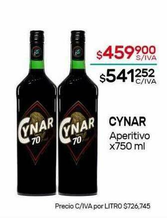 Nini Mayorista Cynar Aperitivo oferta