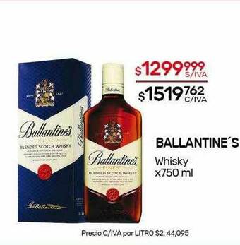 Nini Mayorista Ballantine's Whisky oferta