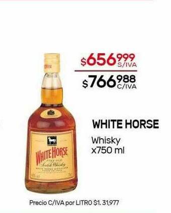 Nini Mayorista White Horse Whisky oferta