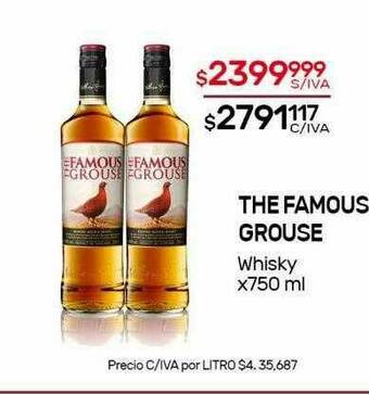 Nini Mayorista The Famous Grouse Whisky oferta