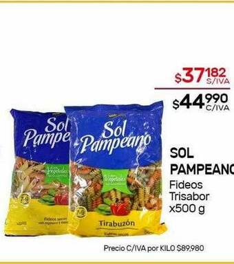 Nini Mayorista Sol Pampeano Fideos Trisabor oferta