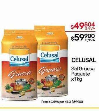 Nini Mayorista Celusal Sal Gruesa Paquete oferta