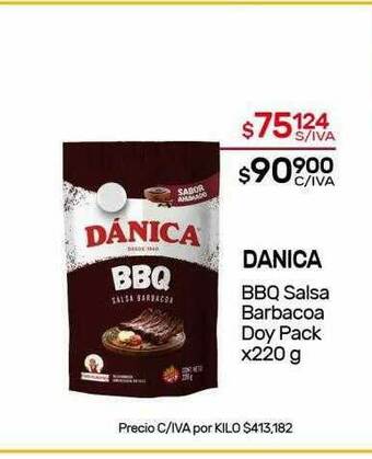 Nini Mayorista Danica Bbq Salsa Barbacoa Doy Pack oferta