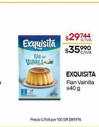 Nini Mayorista Exquisita Flan Vainilla oferta