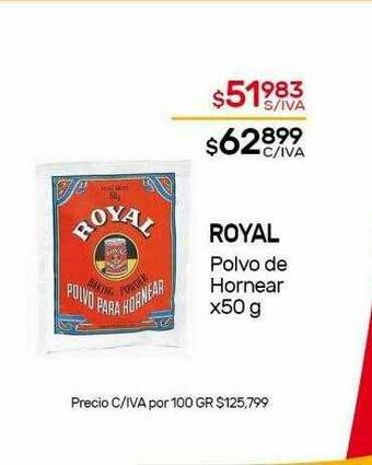 Nini Mayorista Royal Polvo De Hornear oferta