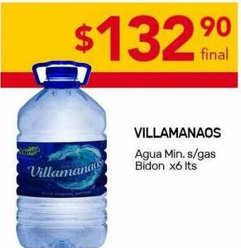 Nini Mayorista Villamanaos Agua Min S Gas oferta