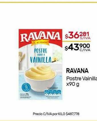 Nini Mayorista Ravana Postre Vainilla oferta