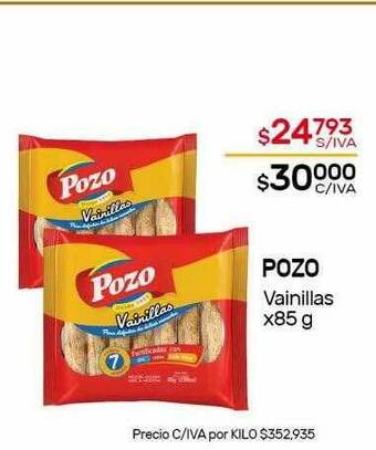Nini Mayorista Pozo Vainillas oferta