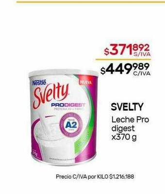Nini Mayorista Svelty Leche Pro Digest oferta
