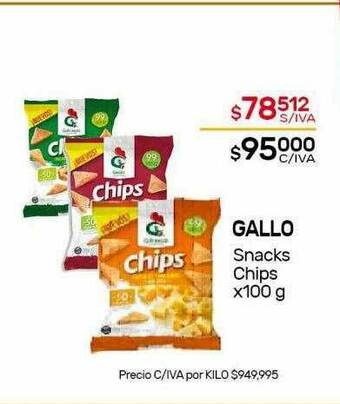 Nini Mayorista Gallo Snacks Chips oferta