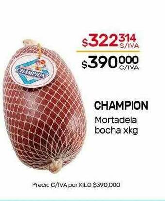 Nini Mayorista Champion Mortadela Bocha oferta
