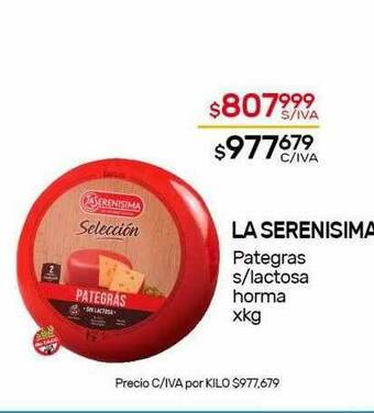 Nini Mayorista La Serenisima Pategras S Lactosa Horma oferta