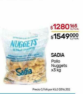 Nini Mayorista Sadia Pollo Nuggets oferta