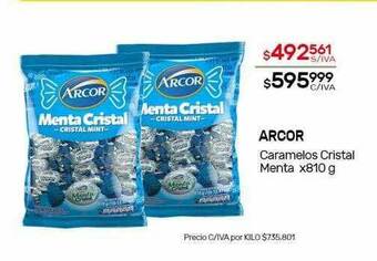 Nini Mayorista Arcor Caramelos Cristal Menta oferta